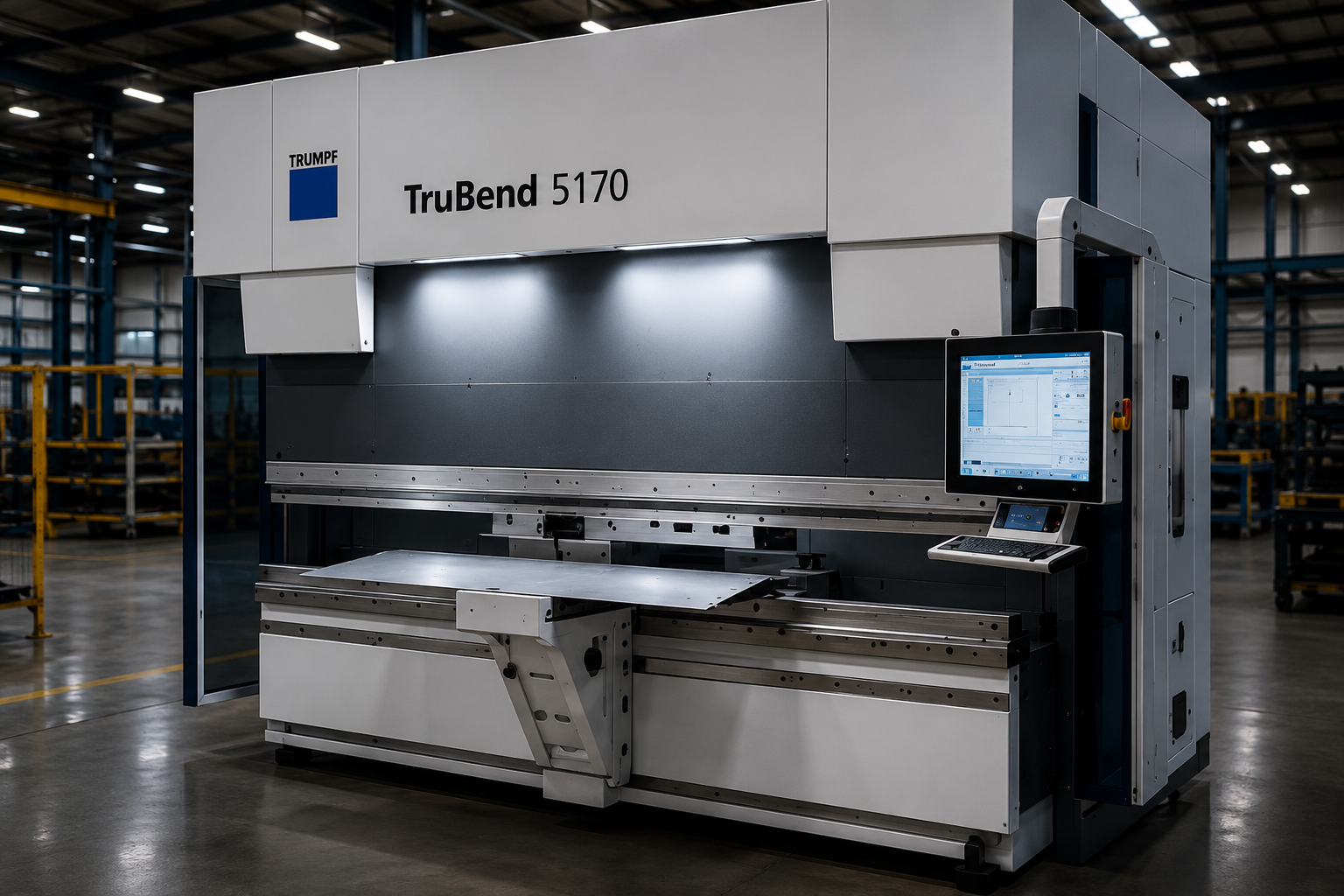 A factory floor, not one machine