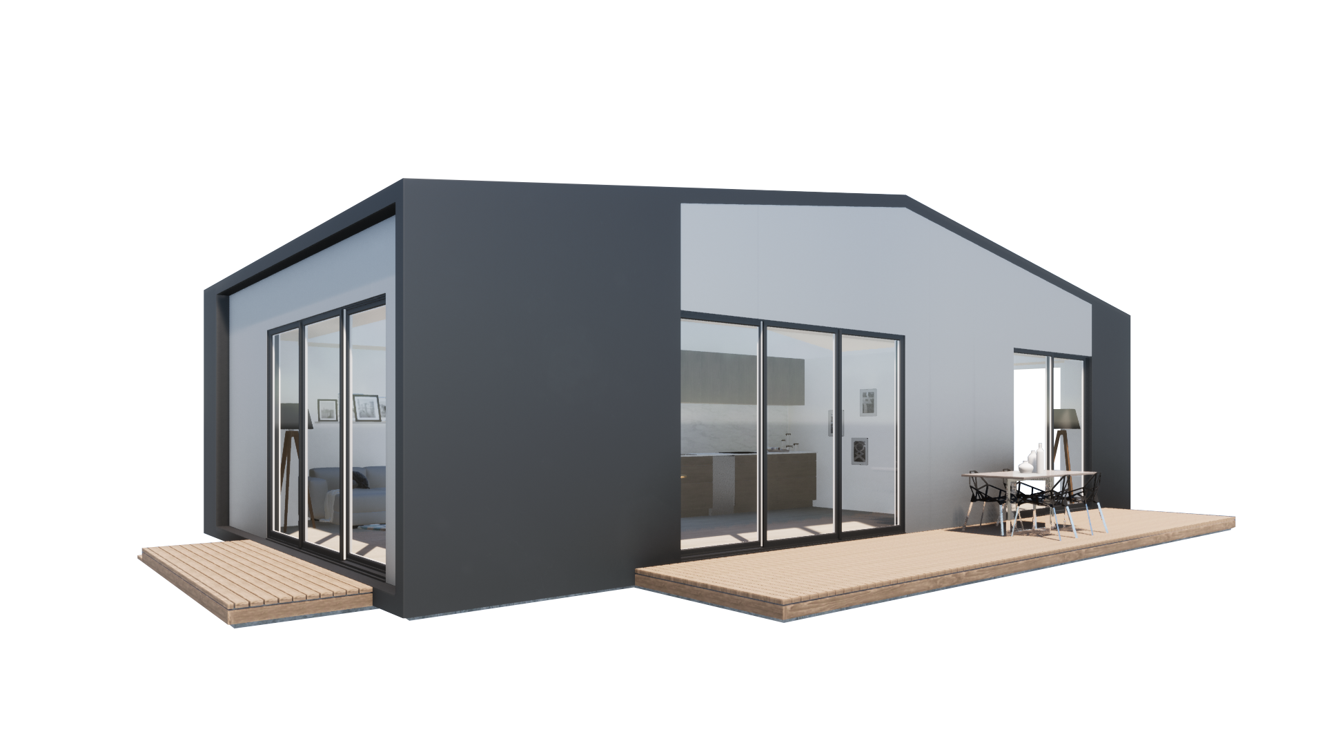Trim Option 5 finish option for the Karlev 800 SQFT exterior