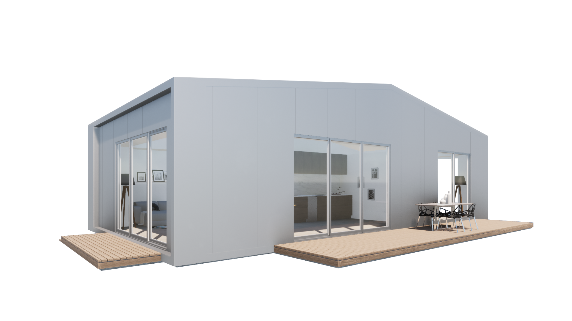 Karlev 800 SQFT in Soft White with Light trim