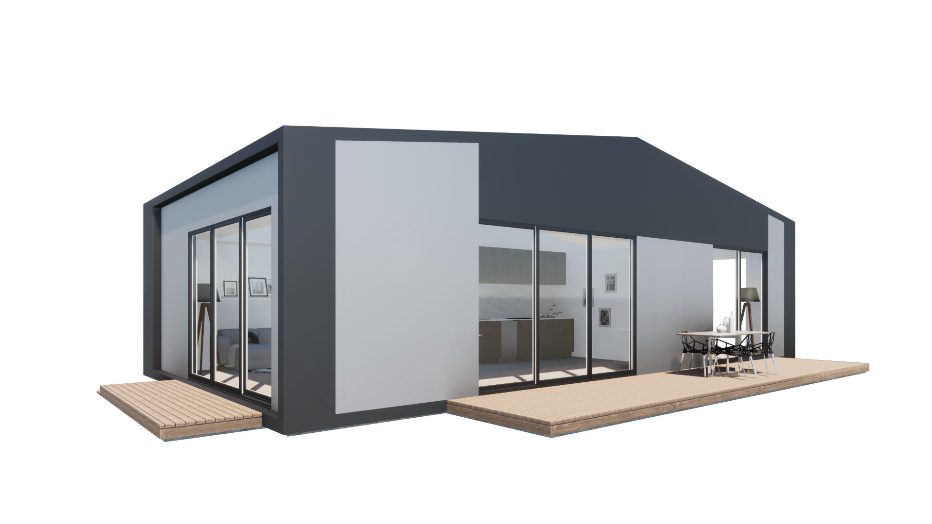 Trim Option 6 finish option for the Karlev 800 SQFT exterior